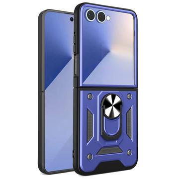 Samsung Galaxy Z Flip7 Rotary Ring Hybrid Case with Camera Shield