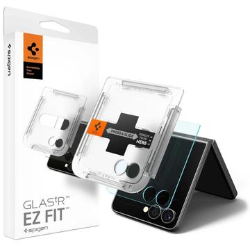 Samsung Galaxy Z Flip7 Spigen Glas.tR Ez Fit Tempered Glass Screen Protector - 9H
