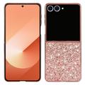 Samsung Galaxy Z Flip8 Glitter Series Hybrid Case - Rose Gold