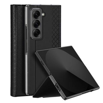 Samsung Galaxy Z Fold Special Dux Ducis Bril Flip Case - Black