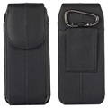 Samsung Galaxy Z Fold3 5G Vertical Holster Leather Case - Black