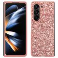 Samsung Galaxy Z Fold6 Glitter Series Hybrid Case - Rose Gold