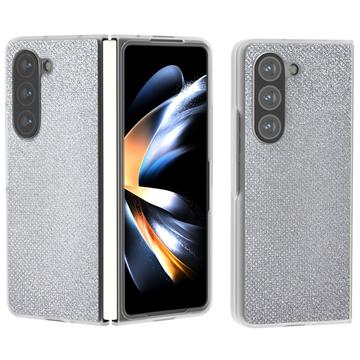 Samsung Galaxy Z Fold6 Rhinestone Texture Hybrid Case - Silver