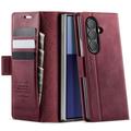 Samsung Galaxy Z Fold7 Caseme 033 Calf Texture Wallet Case with RFID Blocking