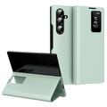 Samsung Galaxy Z Fold7 Smart Clear View Flip Case with Card Slot