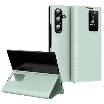 Samsung Galaxy Z Fold7 Smart Clear View Flip Case with Card Slot