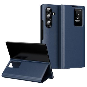 Samsung Galaxy Z Fold7 Smart Clear View Flip Case with Card Slot