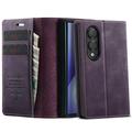 Samsung Galaxy Z Fold8 Caseme 033 Calf Texture Wallet Case with RFID Blocking - Purple