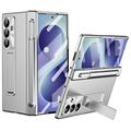 Samsung Galaxy Z Fold8 Ultra Magnetic Hinge Case with Stylus and Tempered Glass Screen Protector - Silver