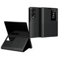 Samsung Galaxy Z Fold8 Smart Clear View Flip Case with Card Slot - Black