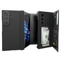 Samsung Galaxy Z TriFold Case with Card Slot and Multi-Angle Stand - Black