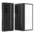 Samsung Galaxy Z TriFold Kickstand Case with Tempered Glass Screen Protector and Stylus Pen - Black
