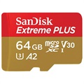 SanDisk Extreme Plus microSDXC UHS-I Card SDSQXBZ-064G-GN6MA