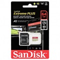 SanDisk Extreme Plus microSDXC UHS-I Card SDSQXBZ-064G-GN6MA