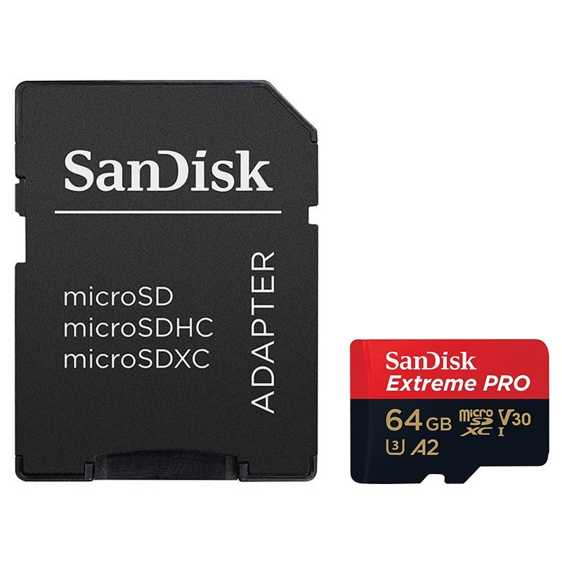 Sandisk 64gb microsdxc extreme pro