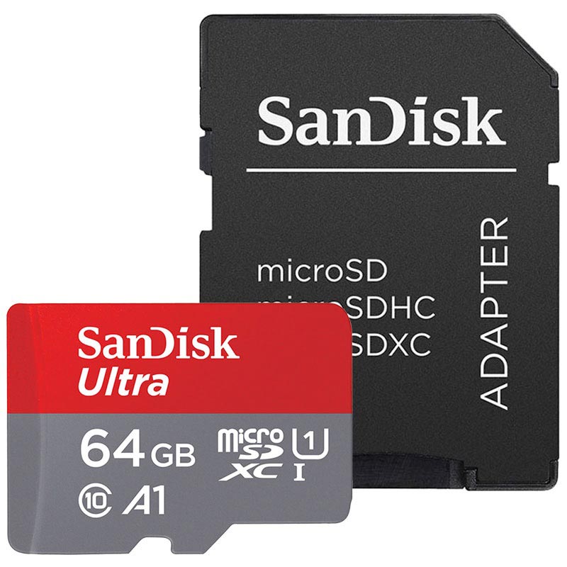 Sandisk Sdsquar 064g Gn6ma Ultra Microsdxc Uhs I Card