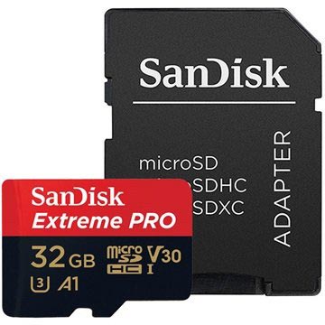 SanDisk SDSQXCG-032G-GN6MA Extreme Pro MicroSDHC UHS-I Card - 32GB