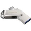 SanDisk Ultra Luxe Dual Drive USB Stick SDDDC4-512G-G46 - 512GB - Silver