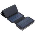 Sandberg Active 20W Water Resistant Solar Power Bank with Flashlight - 20000mAh, 2x USB-A, USB-C - Black