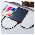 Sandberg Urban Solar Power Bank 10000mAh - USB-C, USB - Black