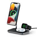 Satechi Magnetic 3-in-1 Wireless Charging Stand - Black / Grey