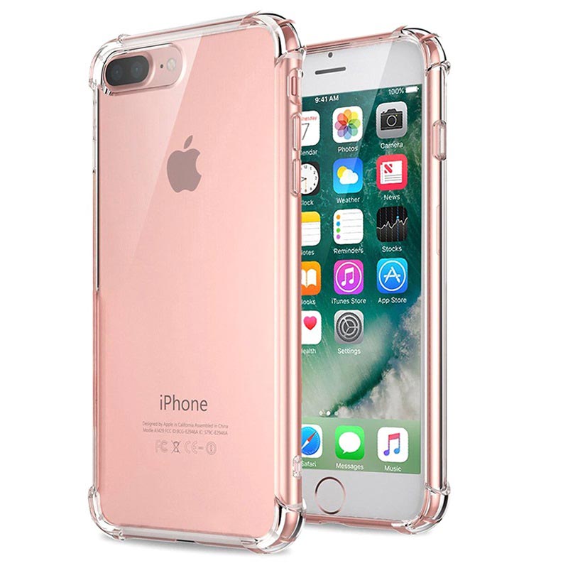 Scratch-Resistant iPhone Plus iPhone Plus Hybrid Case Crystal Clear