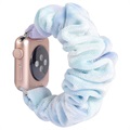 Scrunchie Apple Watch Series 7/SE/6/5/4/3/2/1 Strap - 45mm/44mm/42mm - Blue Shades