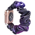 Scrunchie Apple Watch Series 7/SE/6/5/4/3/2/1 Strap - 45mm/44mm/42mm - Deep Purple