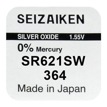 Seizaiken 364 SR621SW Silver Oxide Battery - 1.55V