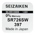Seizaiken 397 SR726SW Silver Oxide Battery - 1.55V