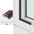 Self-Adhesive Door and Window Sealing Strip / Wind Stopper - 5m - Brown