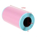 Self-Adhesive Instant Photo Thermal Paper - 3 Pcs. - Pink