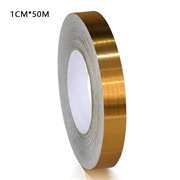 Self-Adhesive Waterproof Decorative Sealing Tape - 1cm x 50m - Gold