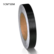 Self-Adhesive Waterproof Decorative Sealing Tape - 1cm x 50m - Black