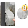 Self-Adhesive Weather Sealing Tape for Door and Window Gaps - 8cm x 2m - Grey