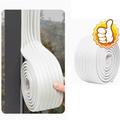 Self-Adhesive Weather Sealing Tape for Door and Window Gaps - 8cm x 2m - White