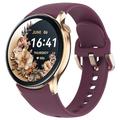 Sense6 Elegant Smartwatch with Bluetooth Calling - Wine Red