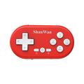 ShanWan Mini Bluetooth Game Controller with Vibration - Red