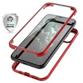 Shine&Protect 360 iPhone 11 Pro Max Hybrid Case - Red / Clear