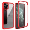 Shine&Protect 360 iPhone 11 Pro Hybrid Case - Red / Clear