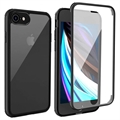 iPhone 7/8/SE (2020)/SE (2022) Shine&Protect 360 Hybrid Case - Black / Clear