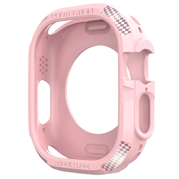 Shockproof Apple Watch Ultra/Ultra 2 TPU Case - 49mm - Pink