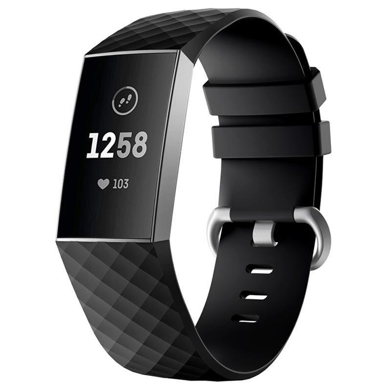 FITBIT Charge 3 Black PebbleNEWFitness TrackerFREE Shipping 