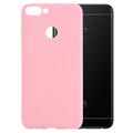 Huawei P Smart Silicone Case - Flexible and Matte - Pink