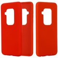 Motorola One Zoom Silicone Case - Flexible and Matte - Red