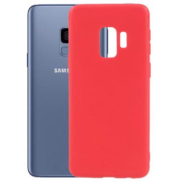 Samsung Galaxy S9 Flexible Matte Silicone Case - Red