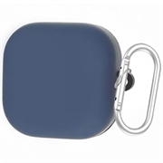 Samsung Galaxy Buds 4/Buds 4 Pro Silicone Case with Carabiner - Dark Blue