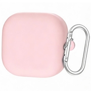 Samsung Galaxy Buds 4/Buds 4 Pro Silicone Case with Carabiner - Pink
