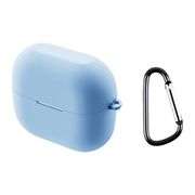 Samsung Galaxy Buds3/Buds3 Pro Silicone Case with Carabiner - Blue