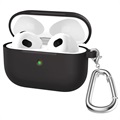 AirPods 3 Silicone Case with Keychain A060 - Black